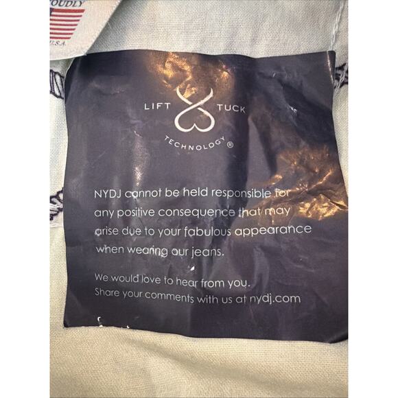 NYDJ Jeans Womens Plus 20W Blue jade leggings norwell wash mid rise lift tuck - Picture 9 of 13